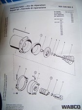 Wabco Reparatur - Satz 9253200032 f. T20 Tristopzylinder, Bremszylinder