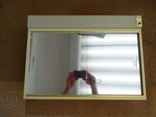 70ziger Jahre Sieper Spiegelschrank, Badschrank, klein, mit Licht