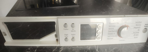Bosch bedienfeld waschmaschine - bosch,