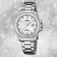 Armbanduhr Edelstahl silber