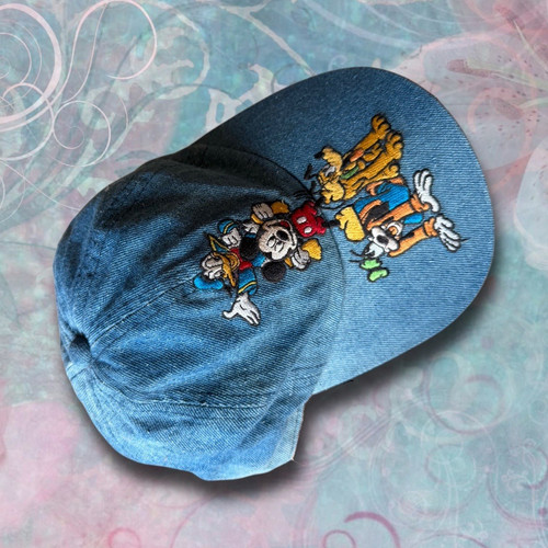 Vintage disney denim cap - vintage,