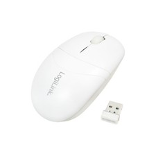 LogiLink ID0068 Optische Mini USB Funk Maus 2.4 GHz mit 3 Tasten, weiß 1000dpi