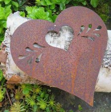 Herz Dekoherz Edelrost Rost