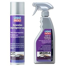 LIQUI MOLY Cabrio Set | Gewebeimprägnierung 400ml | Cabrio-Verdeckreiniger 500ml