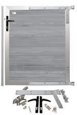 WPC Tür Alu Gartentür