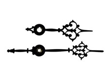 Alte Uhrenzeiger Zeiger f