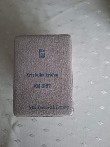 Altes ddr kristallmikrofon - kristallmikrofon, km/