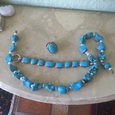 Armband und Ring Thomas Sabo, Colier Türkis