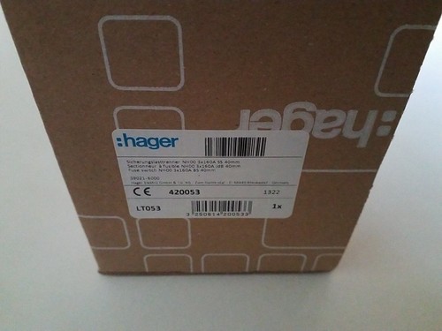 Hager lt053 trenner nh00 160a - lt053,