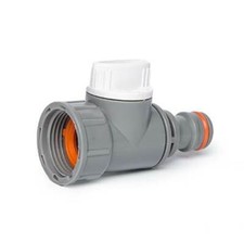 Absperrhahn mit Absperrventil