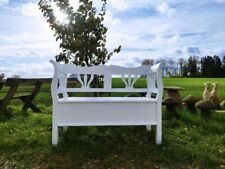 BNK201 Vintage Sitzbank Truhenbank Gartenbank Küchenbank Landhausstil Bauernmöbe
