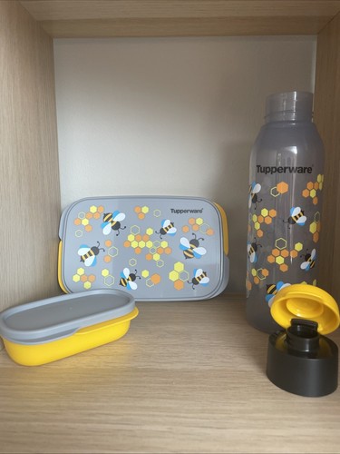 Tupperware bienen set - bienen, brotdose
