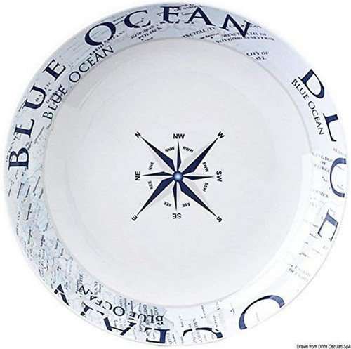 Blue ocean suppenteller - blue,