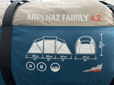 Quechua Apenaz Family 4.2 Familienzelt 4 Personen Zelt guter Zusand