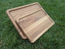 Holztablett aus massiver Eiche