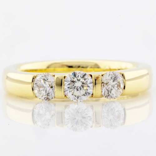 Ring 750 18k gelbgold - ring,