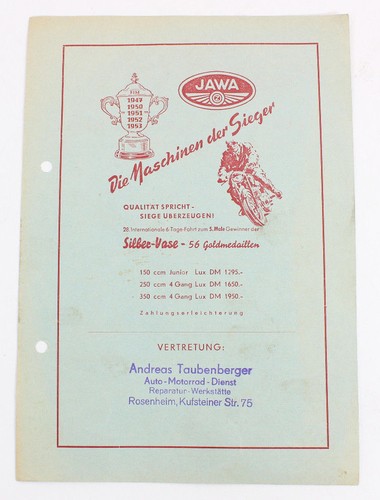 Jawa 250 350 - 250, motorrad