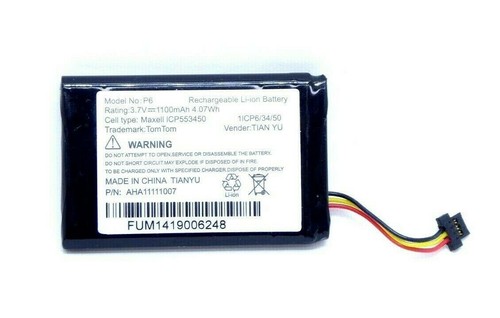 Tomtom akku betterie - p6,