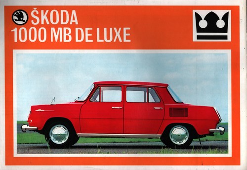 Prospekt skoda 1000 luxe - mb, de