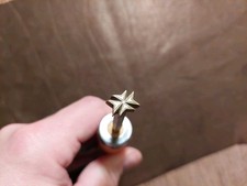 BUCHBINDER Vergolde Stempel TEMPLER KREUZ FREIMAURER Buchbinden BUCHBINDEREI 345