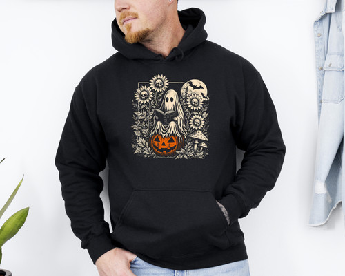 Spooky ghost halloween kürbis - spooky,