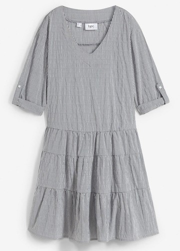 Hemdblusenkleid mit feiner