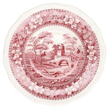 Suppenteller Spode Copeland Pink Tower