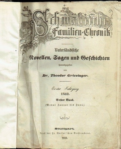 Griesinger schwäbische - griesinger,