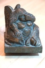 Engel, Bronze, Grabskulptur