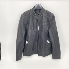 Only & Sons Kunstlederjacke Jacke in Lederoptik Schwarz m Schwarz 1 M