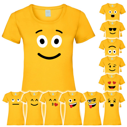 Shirt emoji damen - t-shirt, |