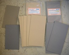 1:160 Konvolut 16 ungebrauchte Heki und Noch Bauplatten aus Polystrol