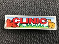 Playmobil 4343 Tierklinik Schild clinic