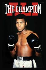 Top-Schilder, versch. Größen,  Muhammad Ali, the champion BOXER, neu & ovp