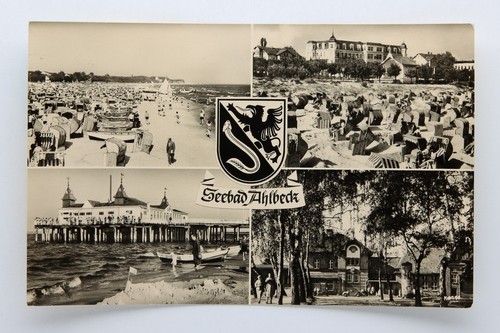 Echtfoto postkarte ahlbeck - -,