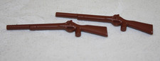 "2x Gewehr Braun Western", Ersatzteil, Lego