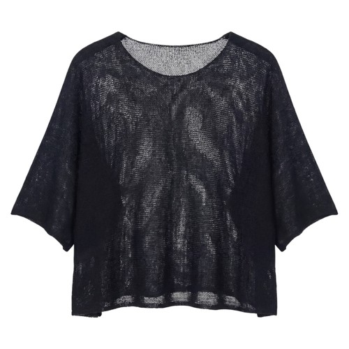 Strickshirt transparent damen - transparent,
