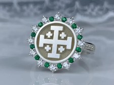 Smaragd & Diamant 14K