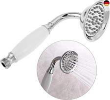 DRELD Retro Duschkopf Edelstahl Handbrause, 1 Stück Duschkopf aus Edelstahl, 