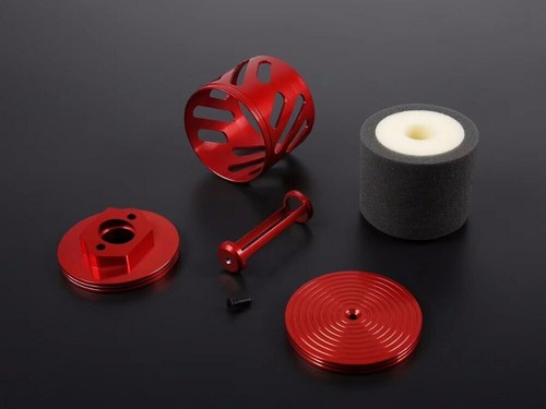 Cnc aluminium luftfilter set - luftfilter,