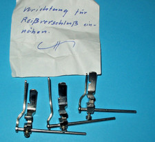 Reißverschlussfuß konvolut 3 stück - Zubehör Alte Pfaff NÄHMASCHINEN Ersatzteil