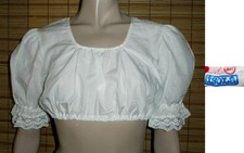 WEISSE DIRNDLBLUSE - SPITZE -