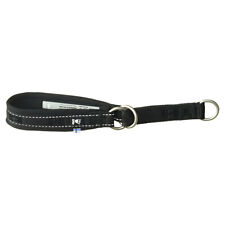 Hurtta ECO Casual Zugstopp-Halsband für Hunde, schwarz, 3M reflektierend