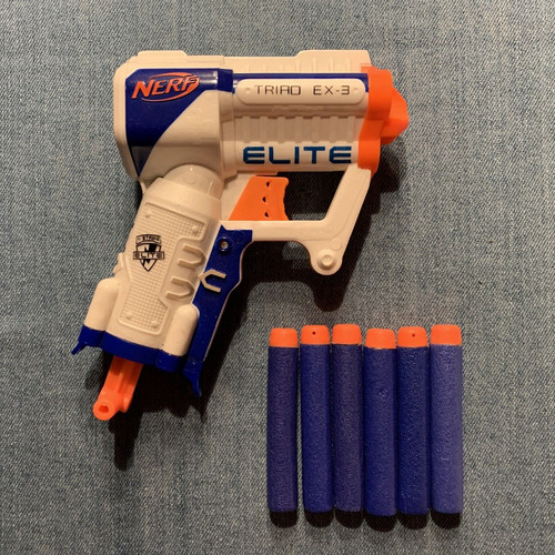 Nerf triad 3 gun pistole - ex,
