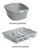 2er Set große graue