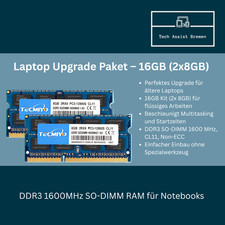 Arbeitsspeicher Upgrade für