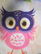 Duschvorhang Mit Clips,Mit Ösen Eule,Bunt