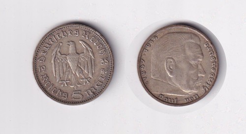 Silbermünze hindenburg - rm,