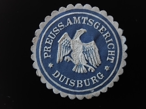 Siegelmarke preuss - siegelmarke,