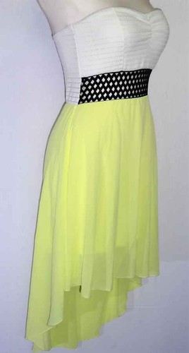 Bandeau vokuhila cocktailkleid - bandeau,